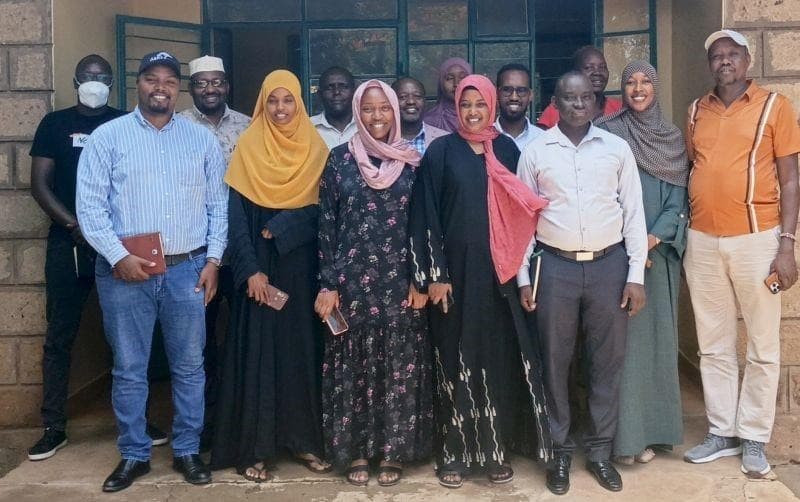 ASREP Africa community team and programme staff working across Isiolo County